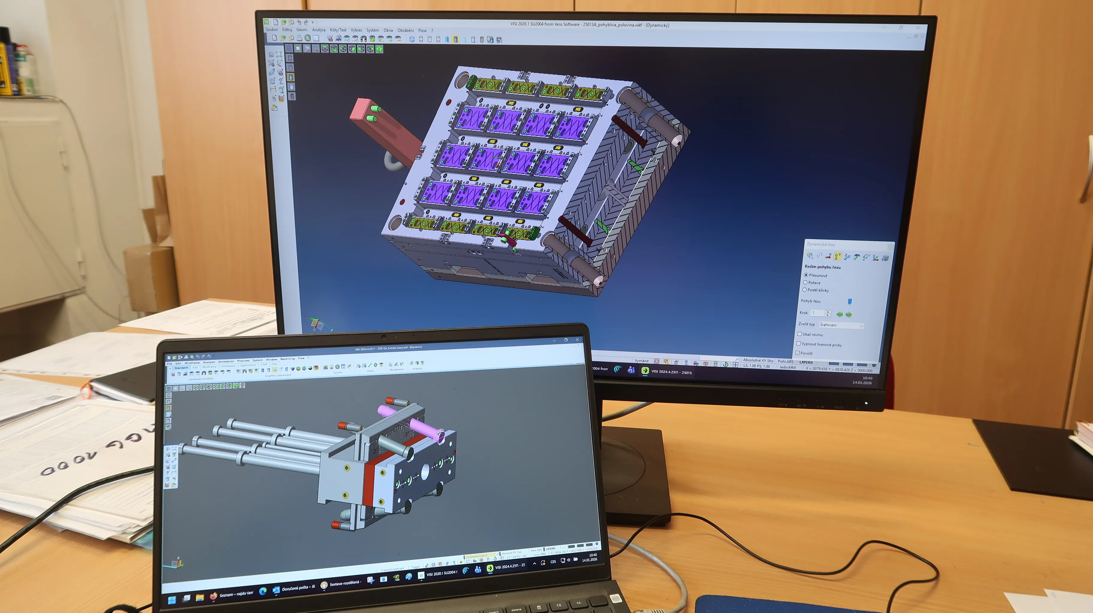 CAD/CAM pracoviště — SolidWorks a VISI Solid